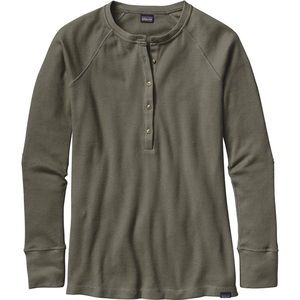 Patagonia waffle Henley army green large